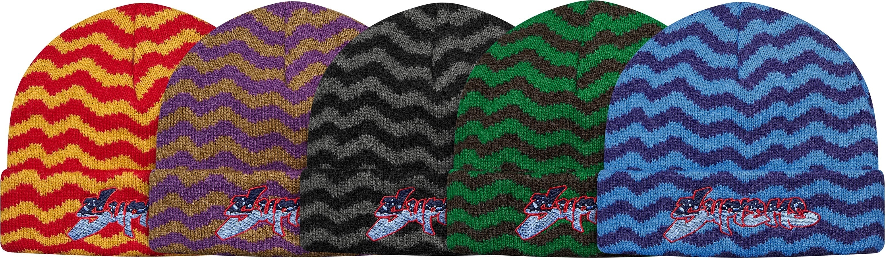 Zig Zag Stripe Beanie